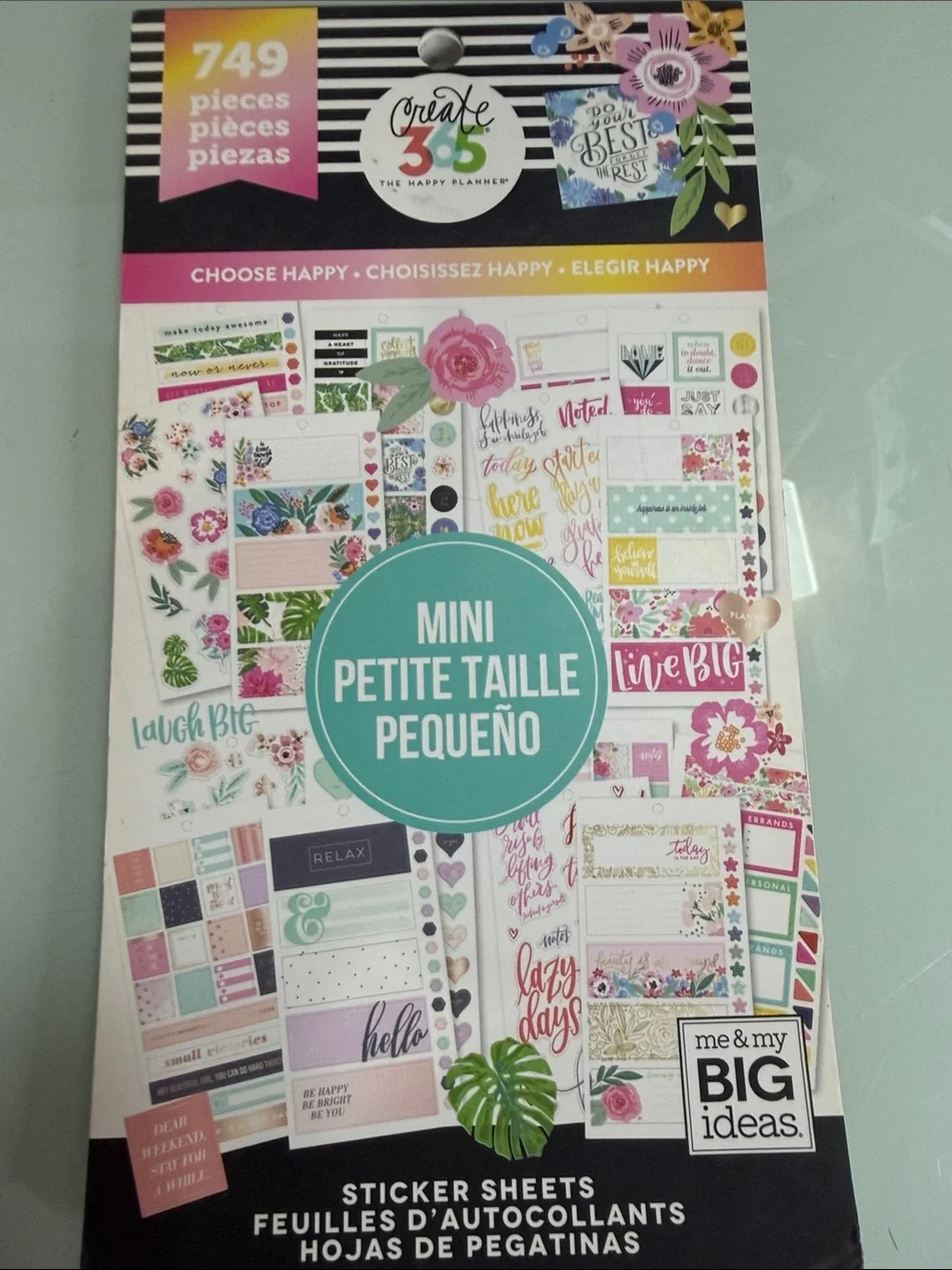 Happy Planner -Choose Happy Mini Sticker Book